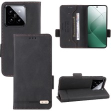 YH Market Xiaomi 14 Için Kılıf Koruyucu Kapak Deri Kart ile Folio Flip Case (Yurt Dışından)