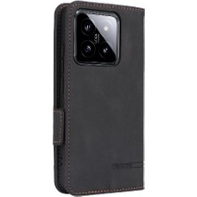 YH Market Xiaomi 14 Için Kılıf Koruyucu Kapak Deri Kart ile Folio Flip Case (Yurt Dışından)