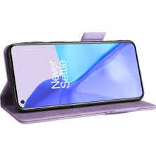 YH Market Kart Tutucu Kickstand ile Oneplus 9 Deri Folio Flip Case Için Kılıf (Yurt Dışından)