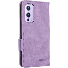 YH Market Kart Tutucu Kickstand ile Oneplus 9 Deri Folio Flip Case Için Kılıf (Yurt Dışından)