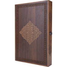 Tamer Tanca Unisex Kahverengi Tavla 883 001 Ahsap Tavla Cevız Antık