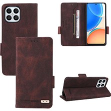 YH Market Onur X8 Deri Folio Flip Case Kart Ekleme Koruyucu Tam Için Kılıf (Yurt Dışından)