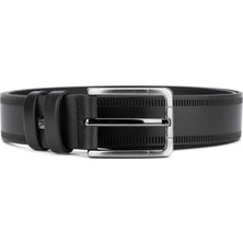 Tamer Tanca Erkek Hakiki Deri Siyah Analin Klasik Kemer 483 011-046 Spr Erk Kmr Y22 Sıyah Anl