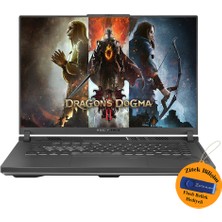 Asus Rog Strix G16 I7-13650HX 32GB Ddr5 2 Tb Ssd 8gb RTX4060 16" 165Hz Dos G614JV-N3158 ZI704 + Zitek 16 GB Flash Bellek