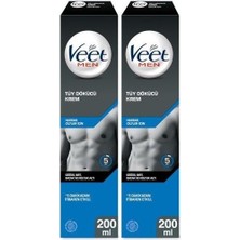 Veet Men Erkeklere Özel Tüy Dökücü Krem Hassas Ciltler 200 ml X 2