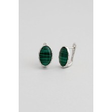 So CHIC Mirror 18 Ayar Beyaz Altın Kaplama Gümüş Küpe