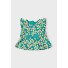Layette Kız Bebek Desenli Bluz