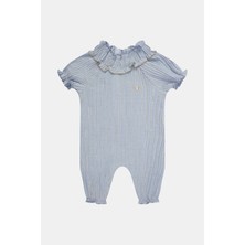 Layette Bg Store Kız Bebek Mavi Tulum 23SS0LT7811