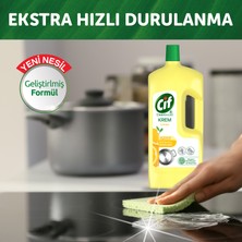 Cif Krem Yüzey Temizleyici Limon Kokulu Yağ ve Kireç Sökücü Leke Çıkarıcı 1500 ML