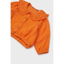 Gb Baby Layette Kız Bebek Oranj Bluz