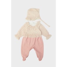 Layette Bg Store Kız Bebek Desenli Tulum 23FW0LT7811