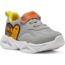 Tonny Black Çocuk Unisex Buz Sarı Tonny Black Işıklı Cırtlı Ayakkabı