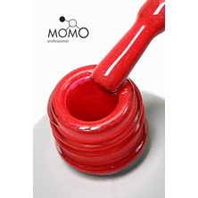 Momo Kalıcı Oje S021 Hafif Işıltılı Açık Kırmızı 14 ml