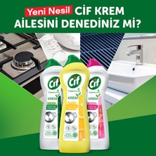 Cif Krem Yüzey Temizleyici Amonyaklı Yağ ve Kireç Sökücü Leke Çıkarıcı 750 ML