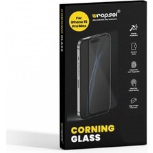 Wrapsol Wrp Cornıng Black Glass For IP15 Pro Max