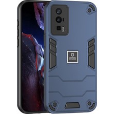 4U Sky Xiaomi Poco F5 Pro 5g/redmi K60 5G/K60 Pro 5g Durum 2-1 Arada Hibrid Koruyucu Pc+Tpu Telefon Kapak Navy Mavi (Yurt Dışından)