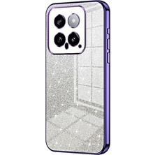 4U Sky Xiaomi Için Arka Koruyucu Kapak 14 Kesin Kesme Gradyan Glitter Tpu Cep Telefonu Kılıf Et (Yurt Dışından)