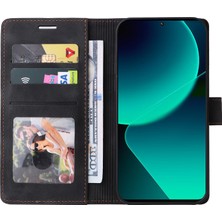 4U Sky Xiaomi 13T/13T Pro/redmi K60 Ultra Kılıf Cilt Deri Deri Telefon Koruyucu Black (Yurt Dışından)