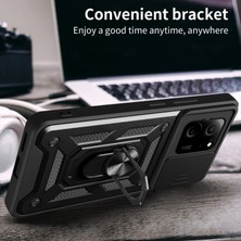 4U Sky Xiaomi Redmi K60 ULTRA/13T/13T Pro Case Pc + Tpu Kickstand Telefon Kapağı + Slayt Lens Koruma-Altın (Yurt Dışından)