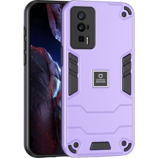 4U Sky Xiaomi Poco F5 Pro 5g/redmi K60 5G/K60 Pro 5g Case 2-1 Arada Hibrit Koruyucu Pc+Tpu Telefon Kapak-Etkin (Yurt Dışından)