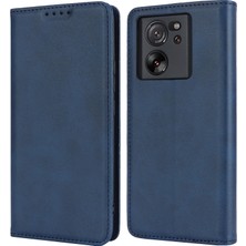 4U Sky Xiaomi 13T/13T Pro/redmi K60 Ultra Kılıf Güçlü Manyetik Deri Kapak-Dark Mavi (Yurt Dışından)