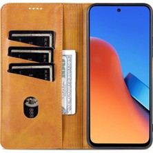 4U Sky Xiaomi Için 14 Case Anti-Cratch Cep Telefonu Stand Cüzdan Kapak-Kahverengi (Yurt Dışından)