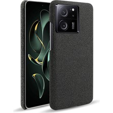 4U Sky Xiaomi Için Slim Fit Telefon Kabuğu Redmi K60 ULTRA/13T/13T Pro Kumaş+Sert Pc Koruyucu Telefon Kapağı Case-Black (Yurt Dışından)