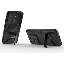 4U Sky Xiaomi Için 14 Vaka Damla Dayanıklı Koruyucu Telefon Kapağı Kickstand-Black (Yurt Dışından)