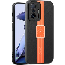 4U Sky Xiaomi 11T 5G/11T Pro 5g Kapak Akıllı Telefon Protector Pu Deri+Tpu+Akrilik Vaka-Yay (Yurt Dışından)