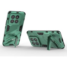 4U Sky Xiaomi 14 Pro Vaka Şok Geçirmez Koruyucu Telefon Kapağı Kickstand-Green ile (Yurt Dışından)