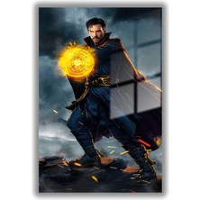 Gaagart Temperli Gerçek Cam Tablo Film Karakteri Doktor Strange Görseli