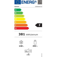 Siemens KD86NAWF1N 641 Lt Üstten Donduruculu No-Frost Buzdolabı