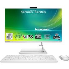 Lenovo Ideacentre Aıo 3 27IAP7 Intel Core I5-12450H 8gb 1tb SSD Intel UHD Graphics 27 Fhd IPS Freedos Beyaz F0GJ00XUTR Kablosuz Klavye+Mouse All In One Bilgisayar