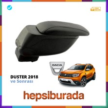 Barcar Dacia Duster 2018 ve Sonrası Orjinal Deri Oto Kolçak (Siyah)