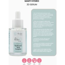 Mary Ann Hyaluronic Acid ve Provitamin B5 İçerikli 3D Serum - Mary Hydro 3D Serum 30 ml