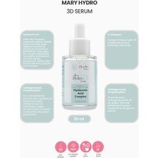 Mary Ann Hyaluronic Acid ve Provitamin B5 İçerikli 3D Serum - Mary Hydro 3D Serum 30 ml