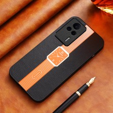 4U Sky Xiaomi Redmi Için K60E 5g Case Anti-Fall Elektrokürü Koruyucu Telefon Kapak-Orange (Yurt Dışından)