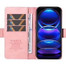 4U Sky Xiaomi Redmi Için Flip Cüzdan Kılıfı Not 12 Pro 5g/not 12 Pro Speed ​​5g/poco X5 5g, Cilt Touch Pu Deri Stand Telefon Kapak Pembe (Yurt Dışından)