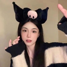 Piraye Gift Sanrio  Kuromi Taç Peluş