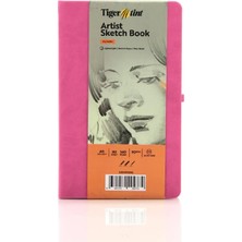 Tigertint Sketchbook Sert Kapaklı Eskiz Defteri 90 gr A5 80 Yaprak Pembe