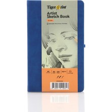 Tigertint Sketchbook Sert Kapaklı Eskiz Defteri 90 gr A5 80 Yaprak Mavi