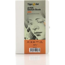 Tigertint Sketchbook Sert Kapaklı Eskiz Defteri 90 gr A5 80 Yaprak Beyaz