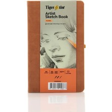 Tigertint Sketchbook Sert Kapaklı Eskiz Defteri 90 gr A5 80 Yaprak Taba