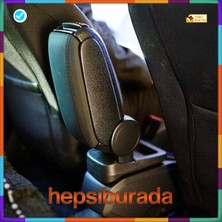 Barcar Seat Ibiza 2009-2017 Orjinal Oto Kolçak Siyah Deri