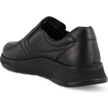 Forelli Tola-G Erkek Deri Comfort Ayakkabı Siyah