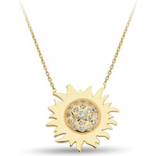 ÇGK KUYUMCULUK Güneş Altın Kolye KLYCGK189