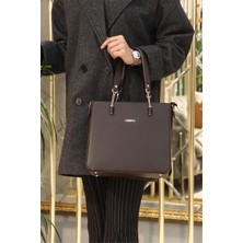 Armine 362 Kadın Omuz Çantası Kahverengi