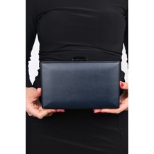 Luvi Ivan Siyah Cilt Kadın Abiye Çanta