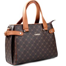 Armine 172 Kadın El Çantası Kahverengi