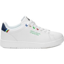 Benetton BNI-10063 Erkek Klasik Sneaker Beyaz
